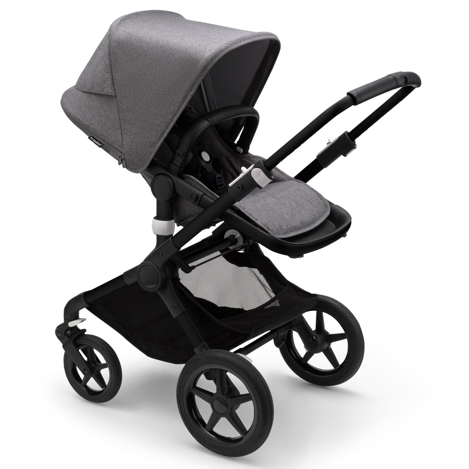 Коляска 2в1 Bugaboo Fox3 Complete Black Grey Melange-Grey Melange 2306010002 - фото 6