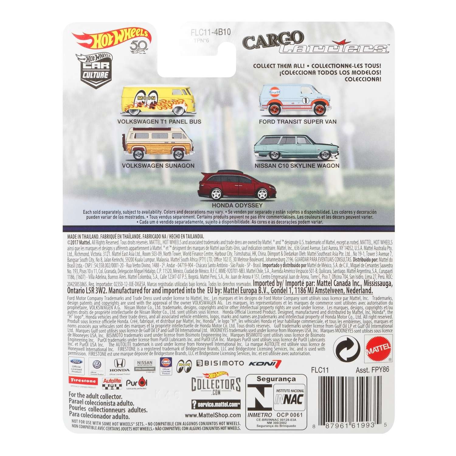 Автомобиль Hot Wheels 1:64 FPY86 - фото 3