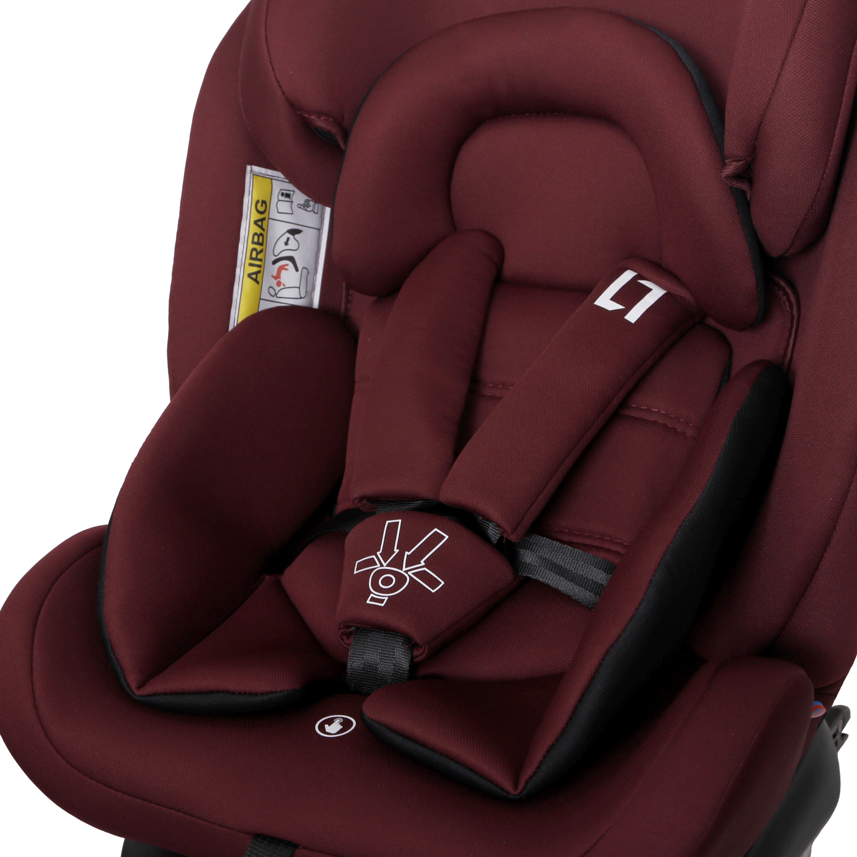 Детское автокресло Еду-Еду KS 360 ISOFIX гр.0+/I/II/III серия Level One bordo - фото 9