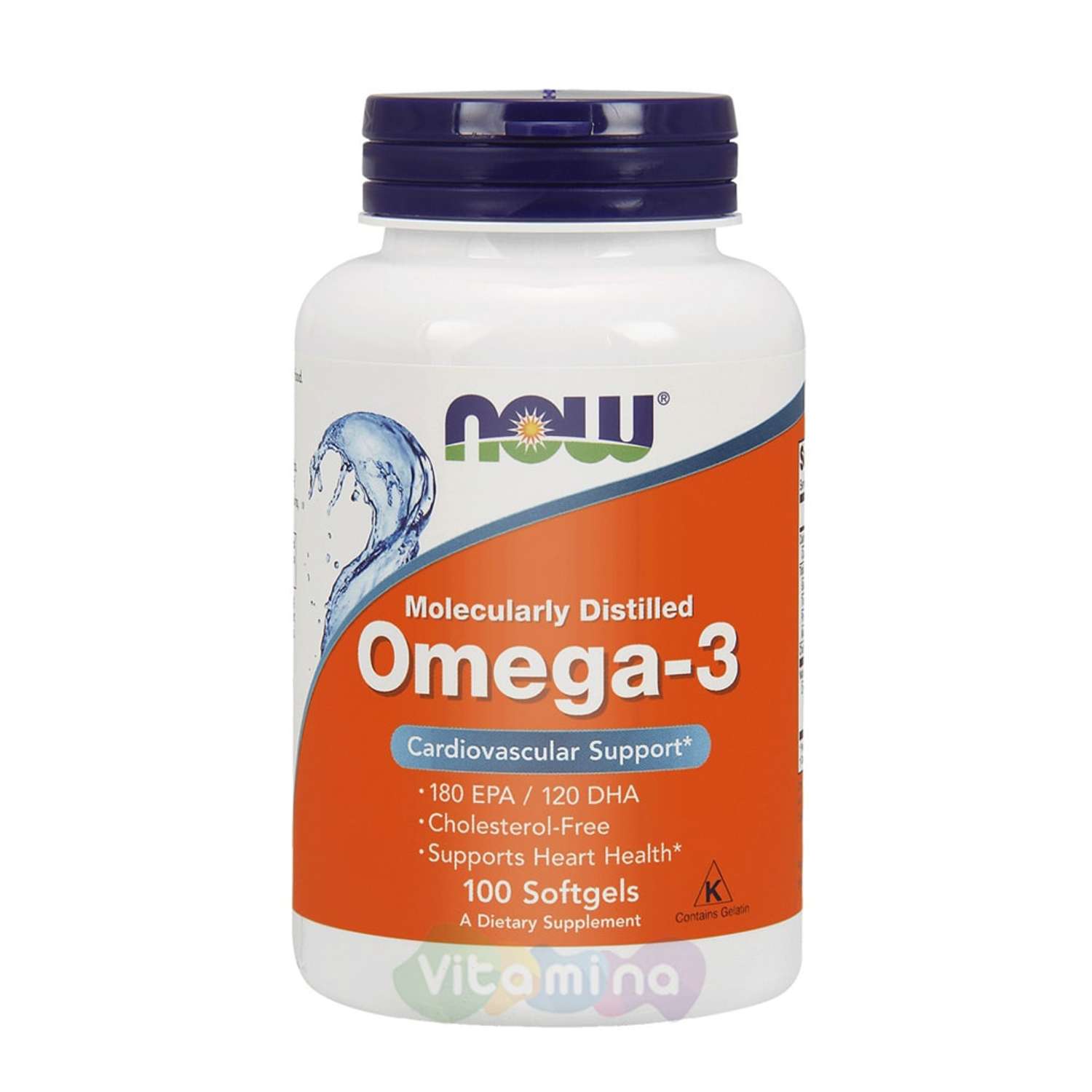 Омега-3 Now 1000 мг 100 капсул Рыбий жир - фото 1