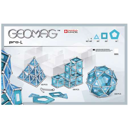 Конструктор магнитный GEOMAG Pro-L 174 детали