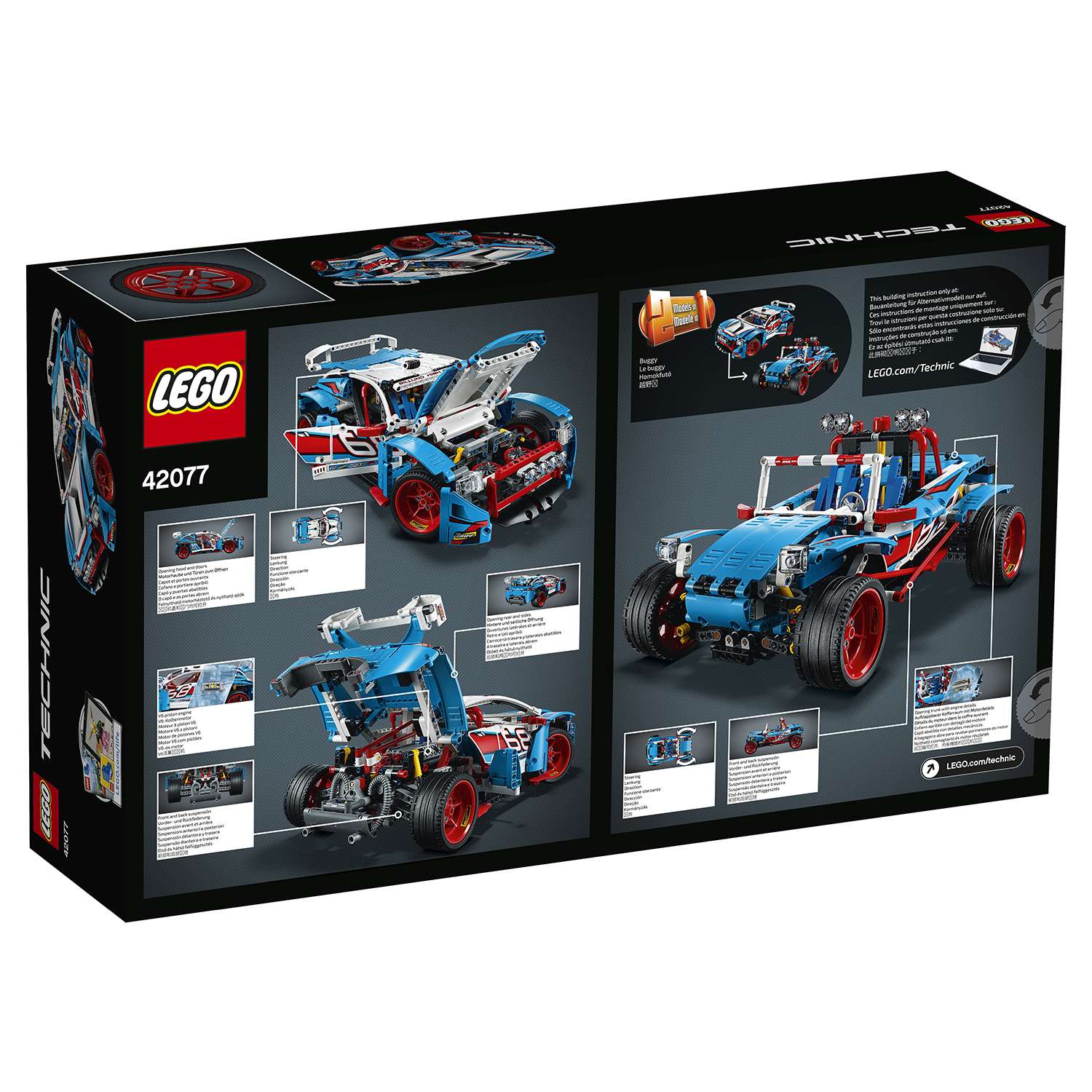 Конструктор LEGO Гоночный автомобиль Technic (42077) - фото 3