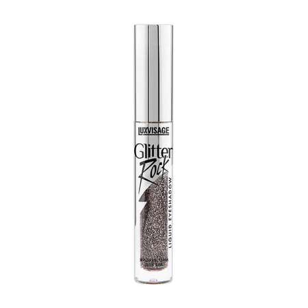 Тени для век Luxvisage Glitter rock жидкие тон 305 black diamond