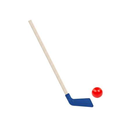 Набор для хоккея Задира Клюшка хоккейная детская синяя + мячик