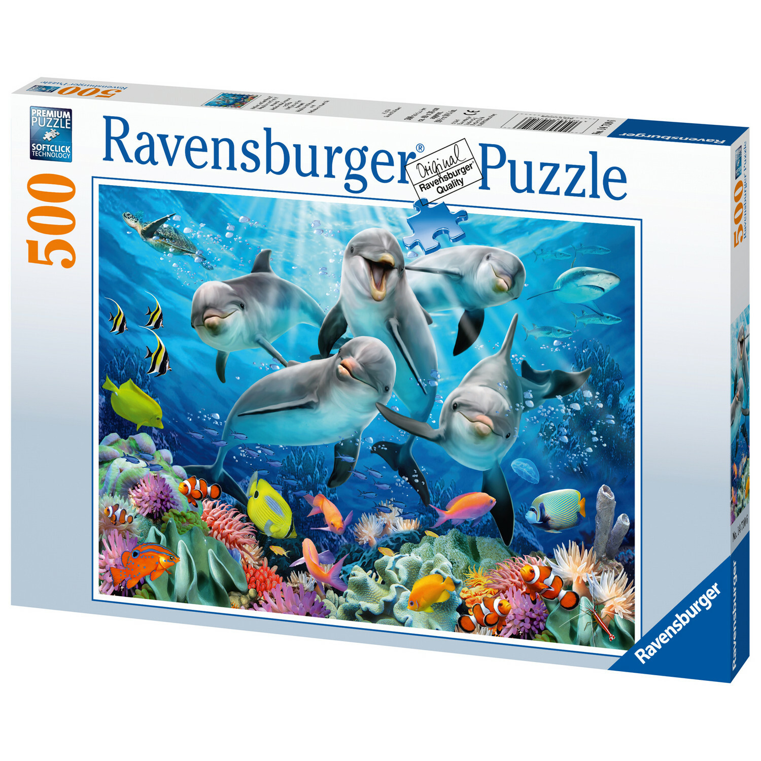 Пазл Ravensburger Дельфины 500элементов 14710 - фото 3