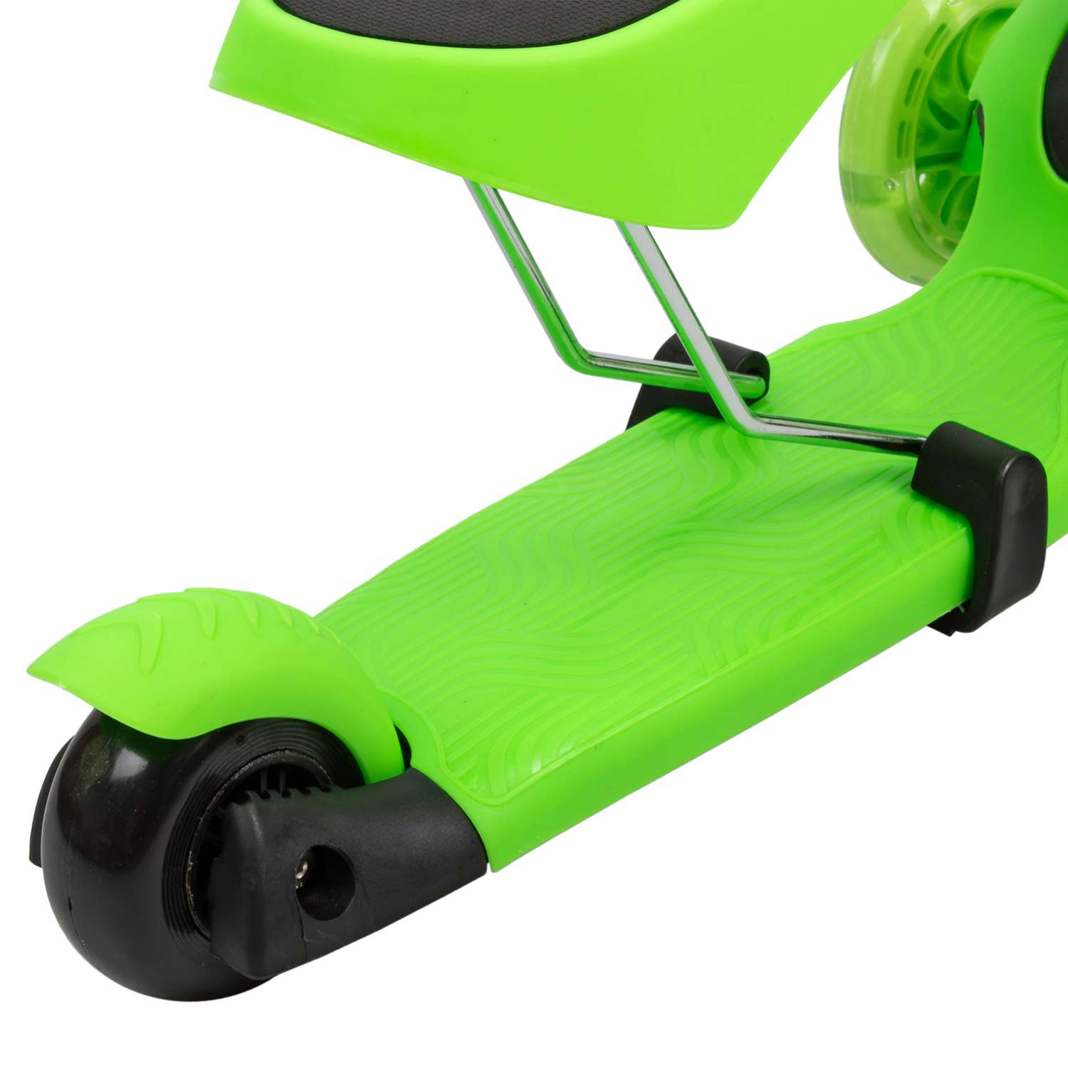 Самокат детский трехколесный Navigator Кикборд со светом Зелёный - фото 12