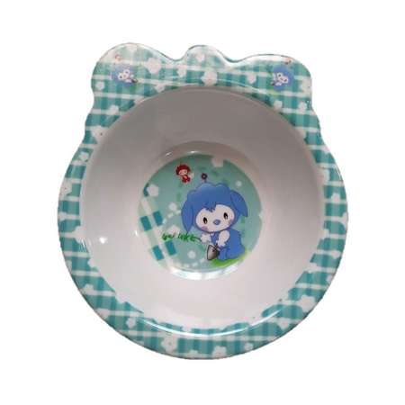 Детская тарелка Ripoma Синяя с ушками 13 см