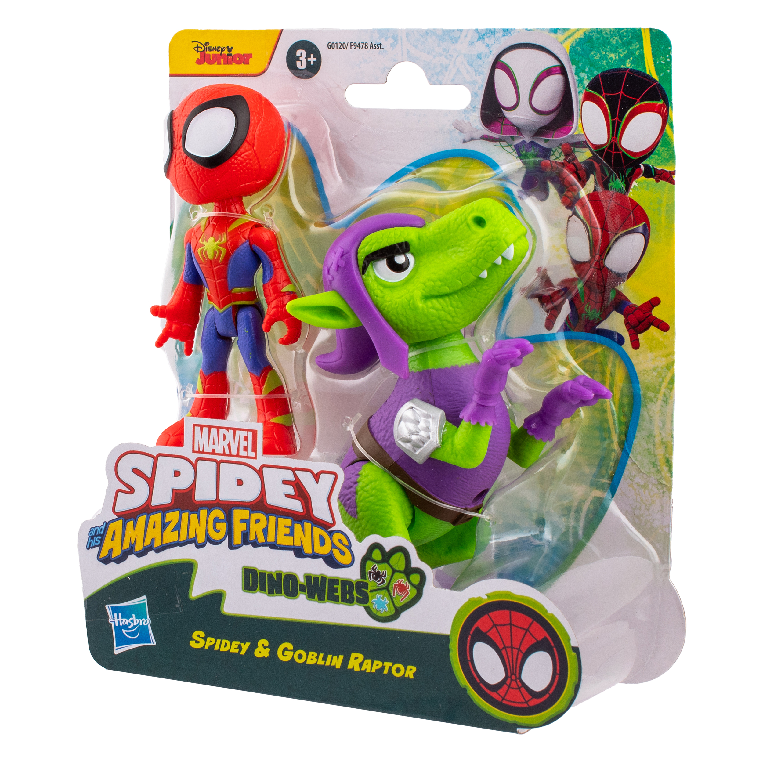 Фигурка Hasbro Spidey and Goblin Raptor 10 см - фото 1