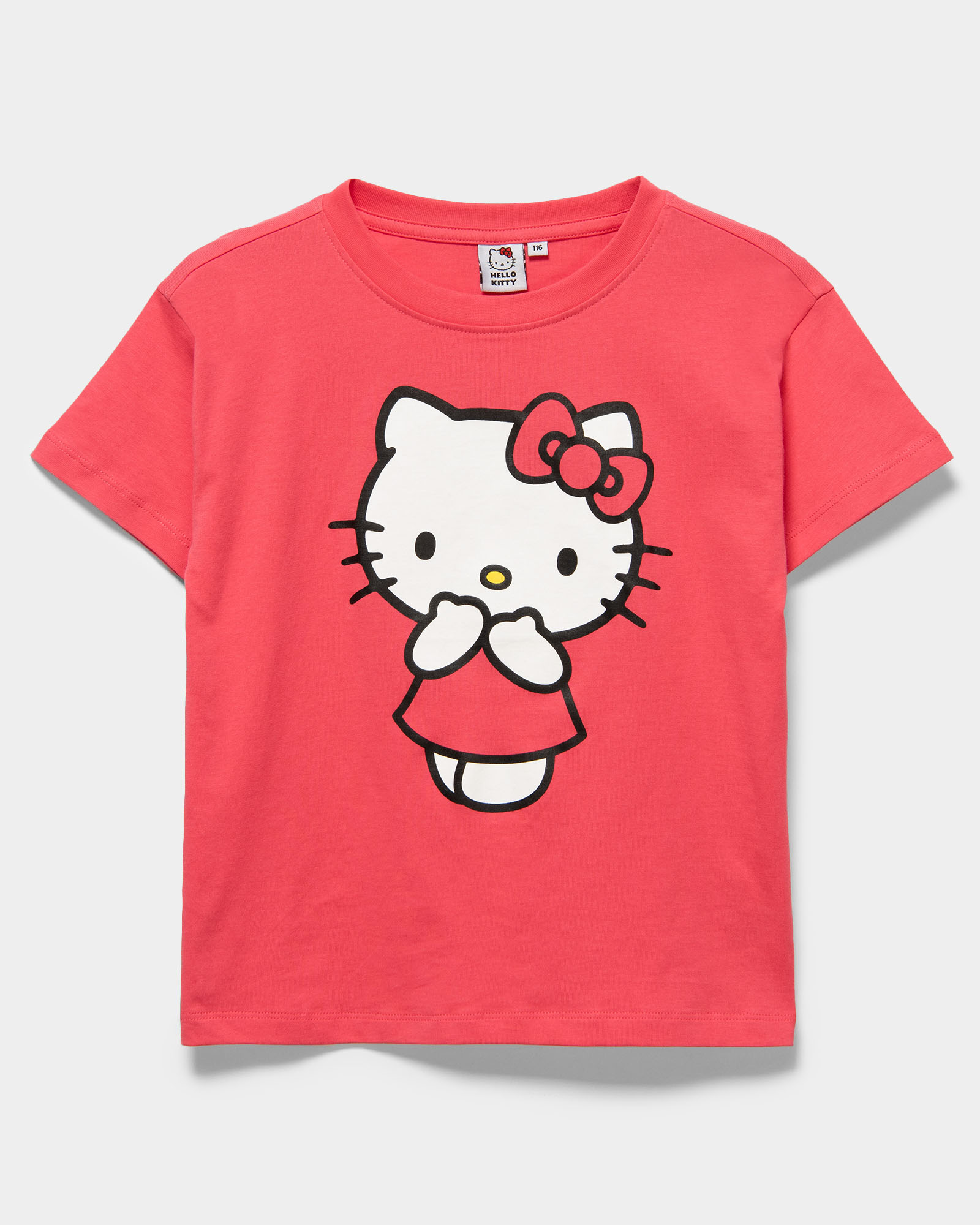 Футболка Hello Kitty цвет красный S24LC3-H7A0427kg-11 купить по цене 549 ₽  в интернет-магазине Детский мир