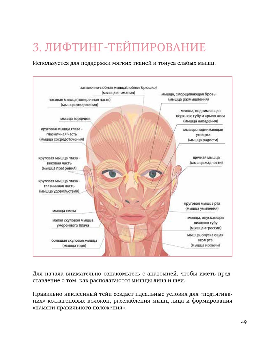 Книга Эксмо Тейпирование лица Эффективная методика омоложения без хирургии и ботокса - фото 8