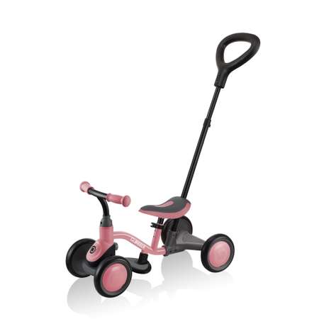 Беговел-каталка Globber Learning Bike 3 в 1 Deluxe светло-розовый