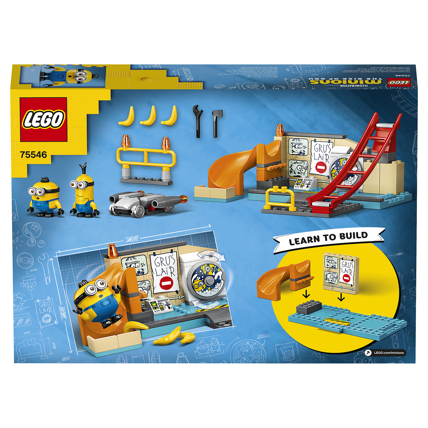 Конструктор LEGO Minions Миньоны в лаборатории Грю 75546 купить по цене  1199 ₽ в интернет-магазине Детский мир