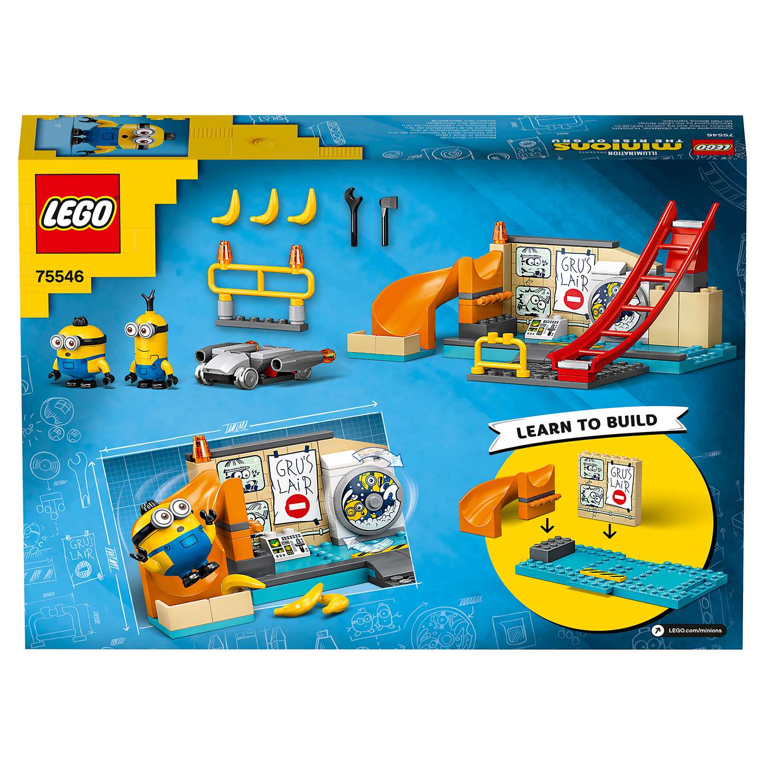 Конструктор LEGO Minions Миньоны в лаборатории Грю 75546 - фото 3