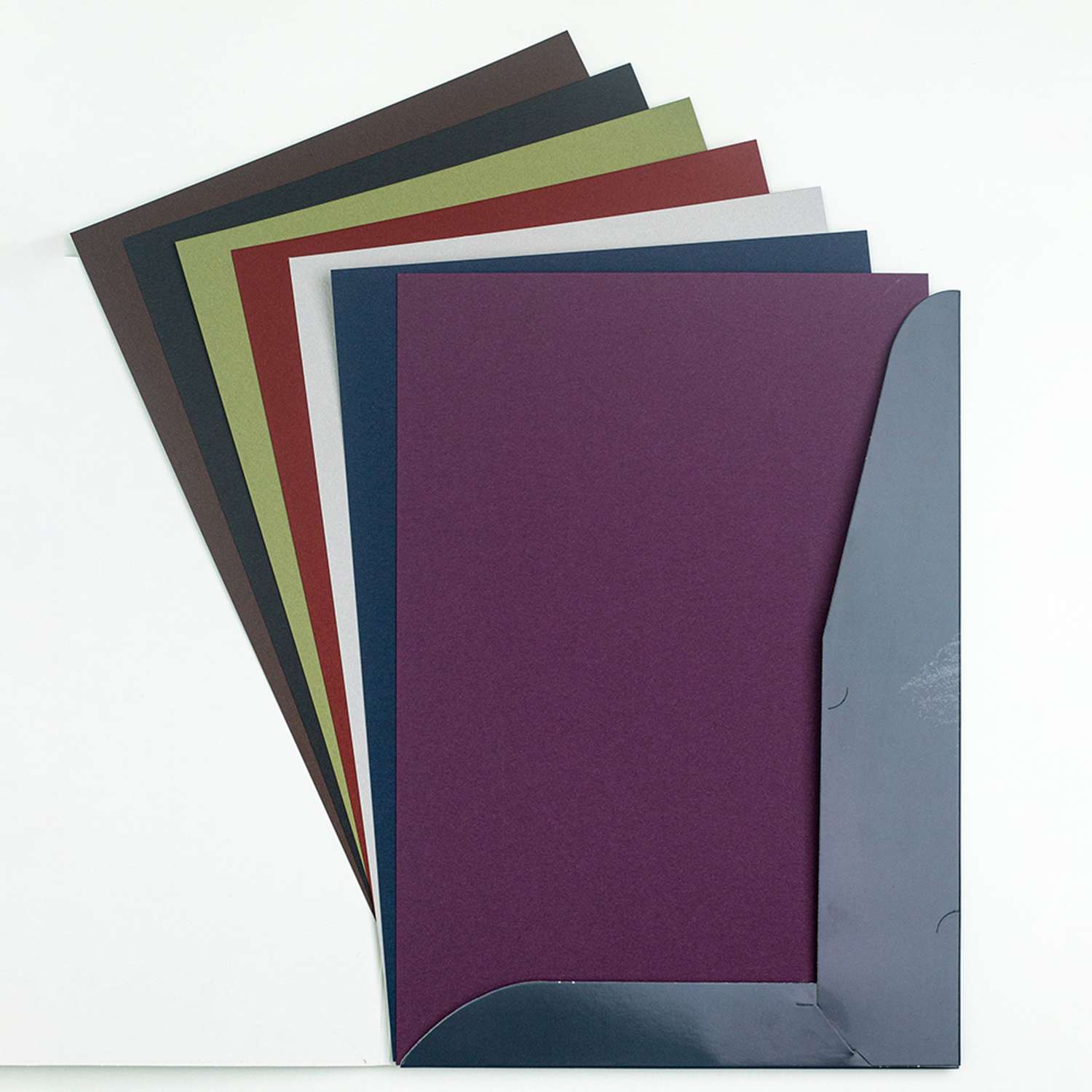 Бумага для пастели Малевичъ А4 в папке ассорти цветов 270 г/м 7 листов - фото 1