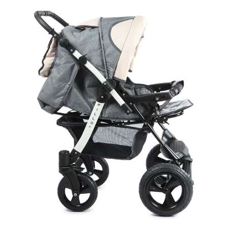 Коляска трансформер Babyton Pillo Grey-Beige