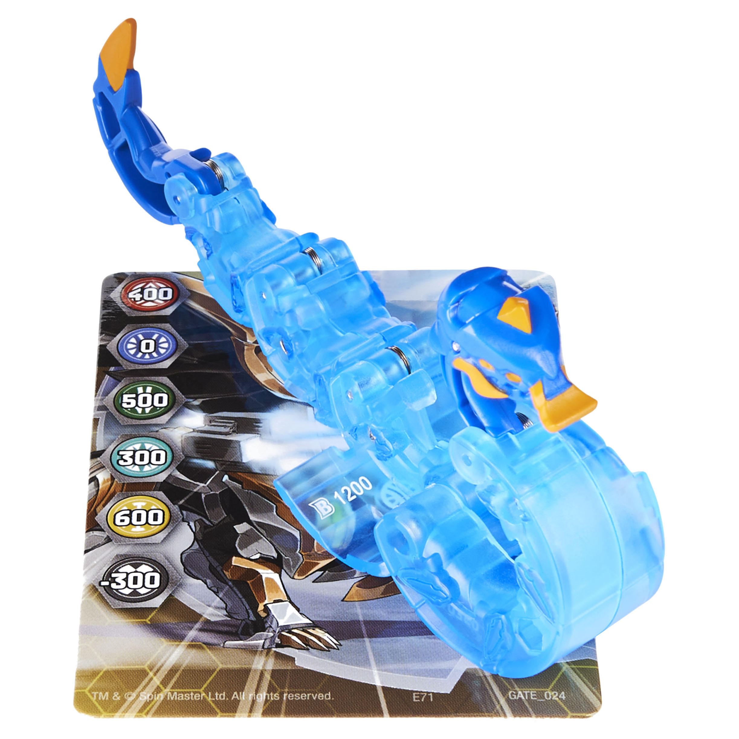 Фигурка-трансформер Bakugan Геоган S3 Monster Centipede Blue 6059850/20134836 - фото 2