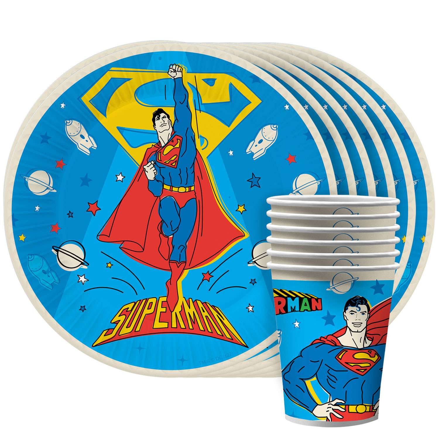 Набор одноразовой посуды ND PLAY Superman 304903 - фото 1