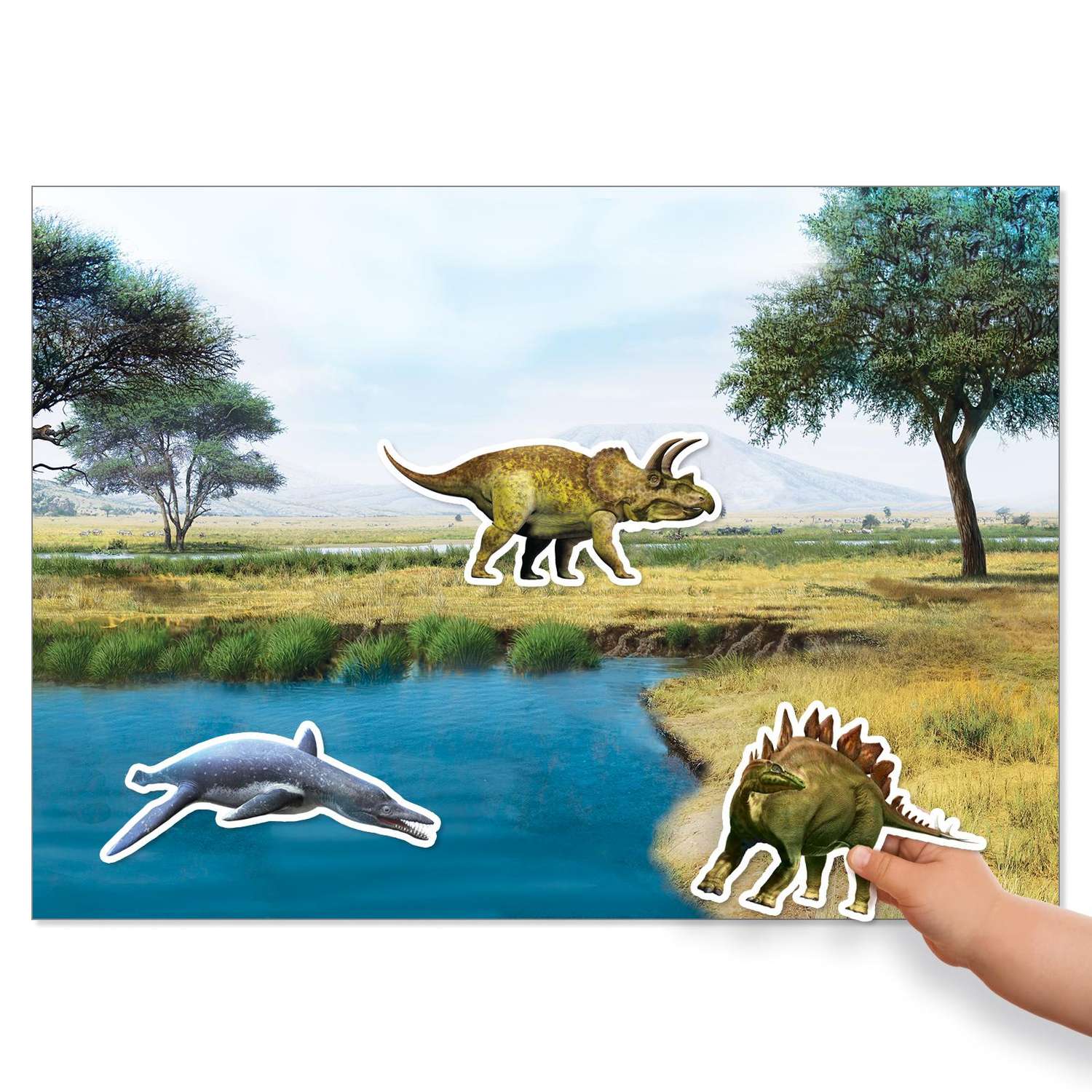 Набор книг с наклейками Буква-ленд «Энциклопедии о динозаврах и космосе» набор 2 шт. по 8 стр. формат А4 - фото 4