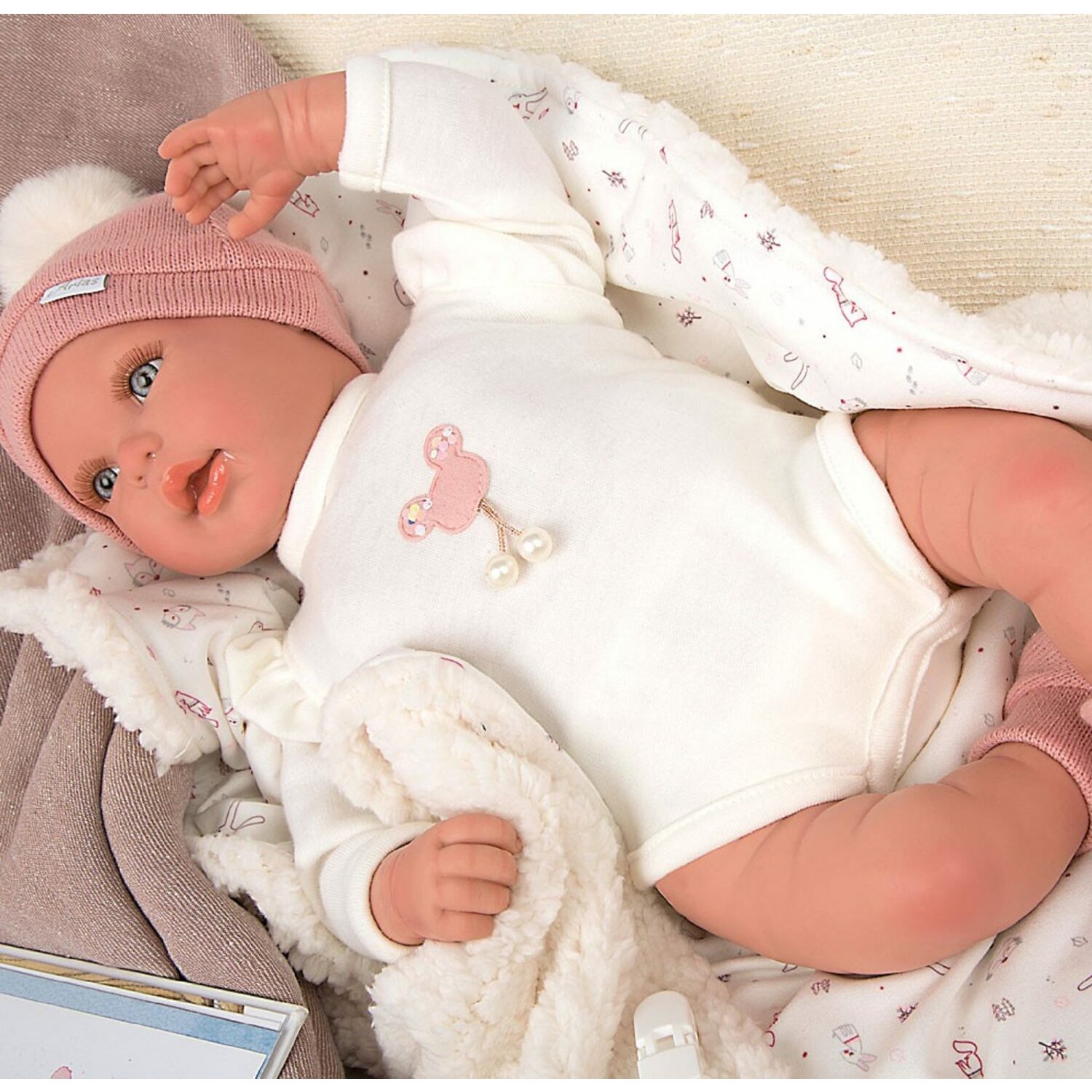 Кукла пупс Arias Реборн Ona новорожденный пупс мягкий 45 см реалистичный Т22938 - фото 8