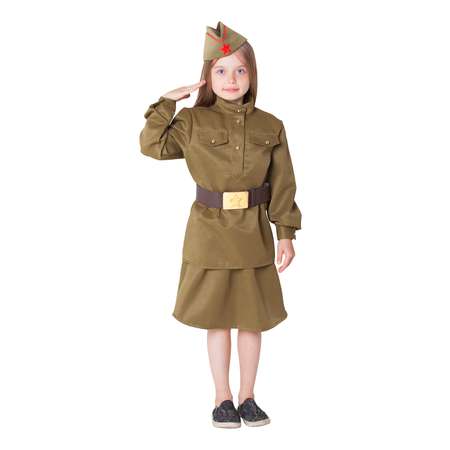 Костюм Страна карнавалия военный для девочки рост 120-130 см