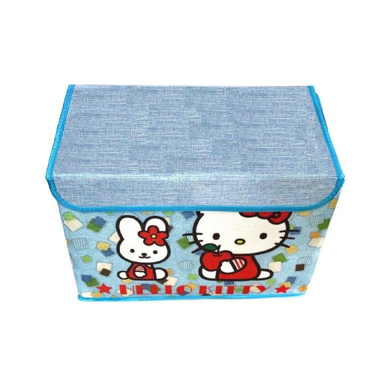 Короб для игрушек Keyprods складной Hello Kitty голубой - фото 1