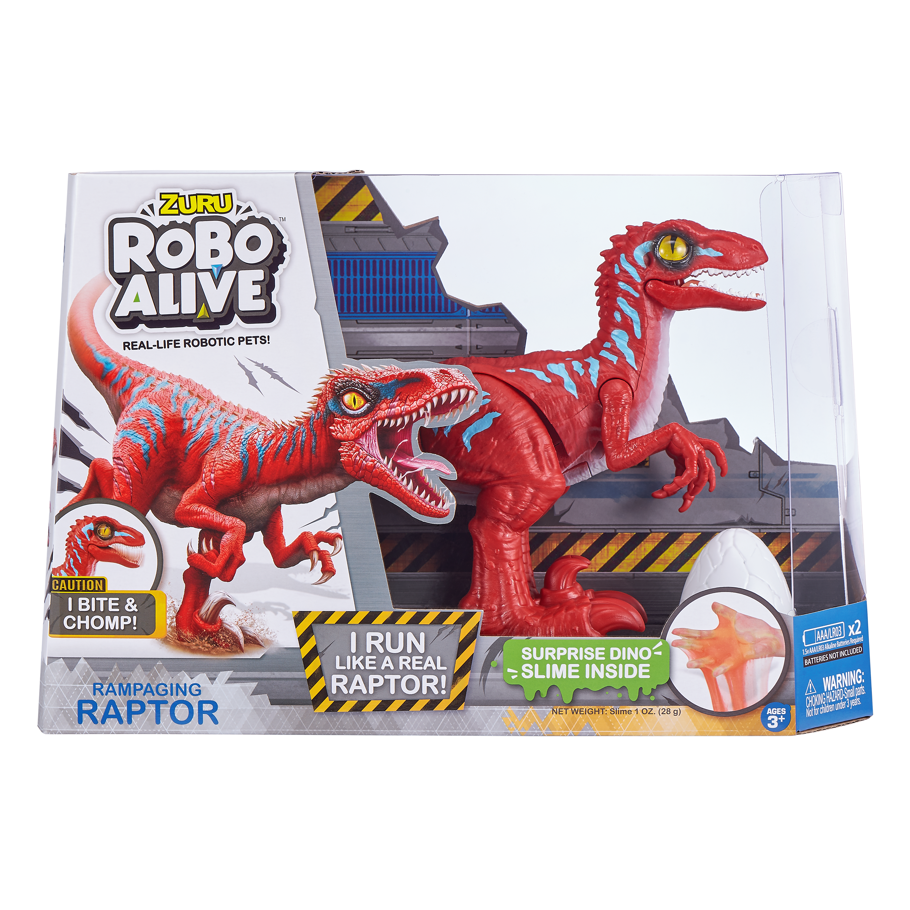 Игрушка ROBO ALIVE Zuru Raptor Красный 25289A - фото 9