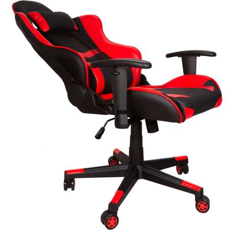 Компьютерное кресло игровое GRAMBER черно-красный экокожа