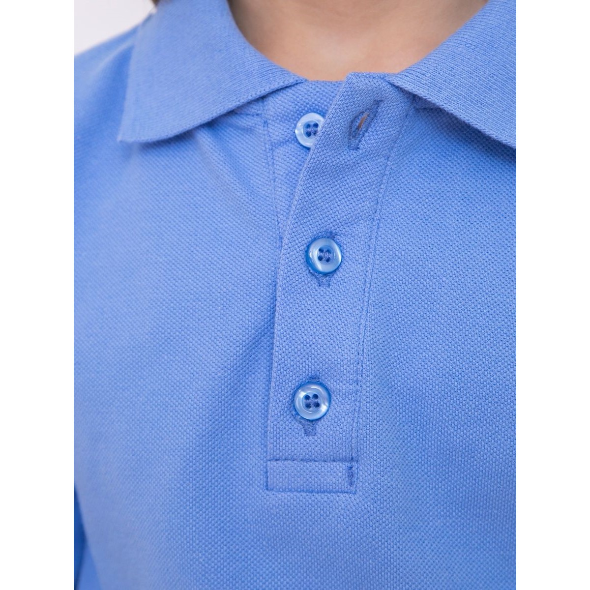 Рубашка-поло M-BABY ИMB-4040/ярко-голубой - фото 5