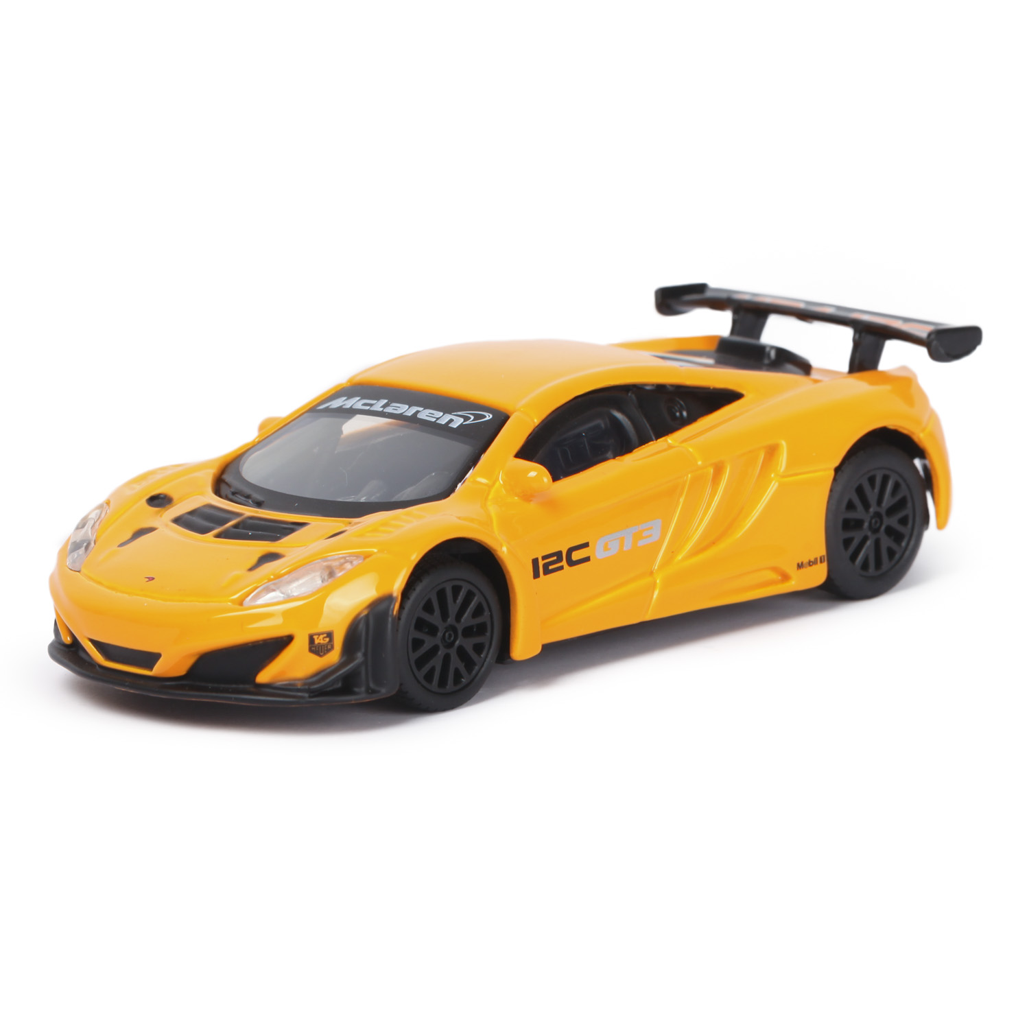 Машина BBurago 1:43 McLaren MP4-12C GT3 Оранжевая 18-38014 купить по цене  399 ₽ в интернет-магазине Детский мир