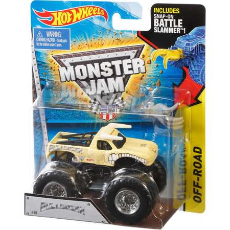 Машина Hot Wheels Monster Jam 1:64 Бульдозер W2405