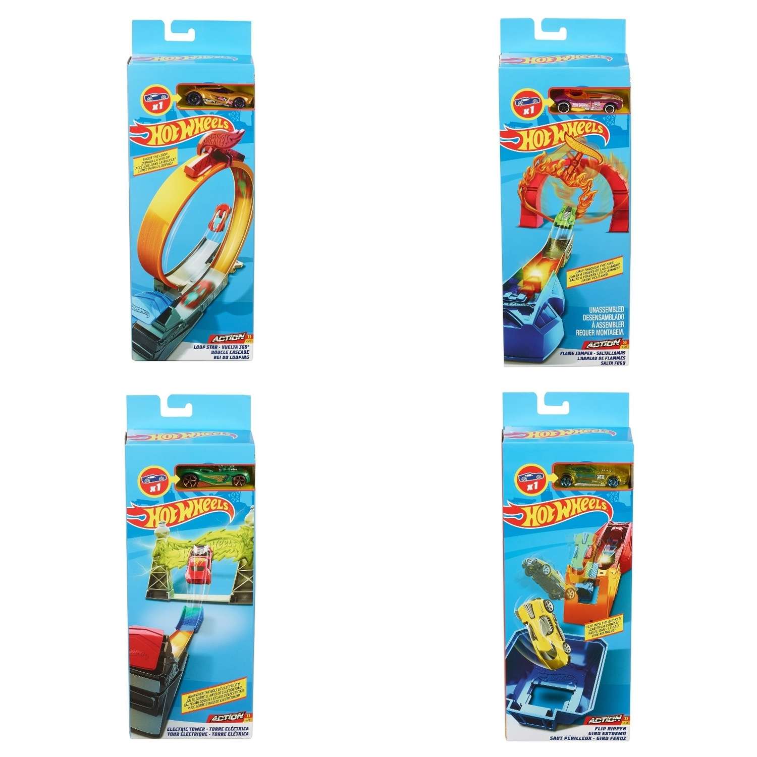 Набор игровой Hot Wheels Конструктор трасс Огненный прыжок в ассортименте FWM85 FWM85 - фото 2