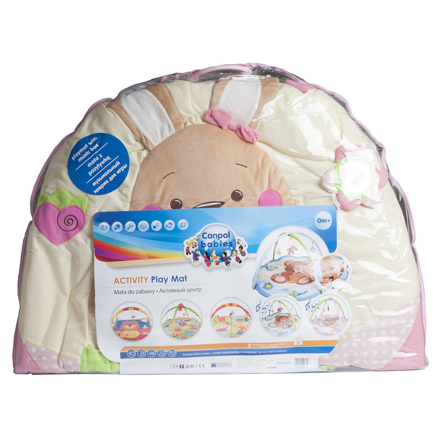 Коврик игровой Canpol Babies музыкальный Кролик - фото 2