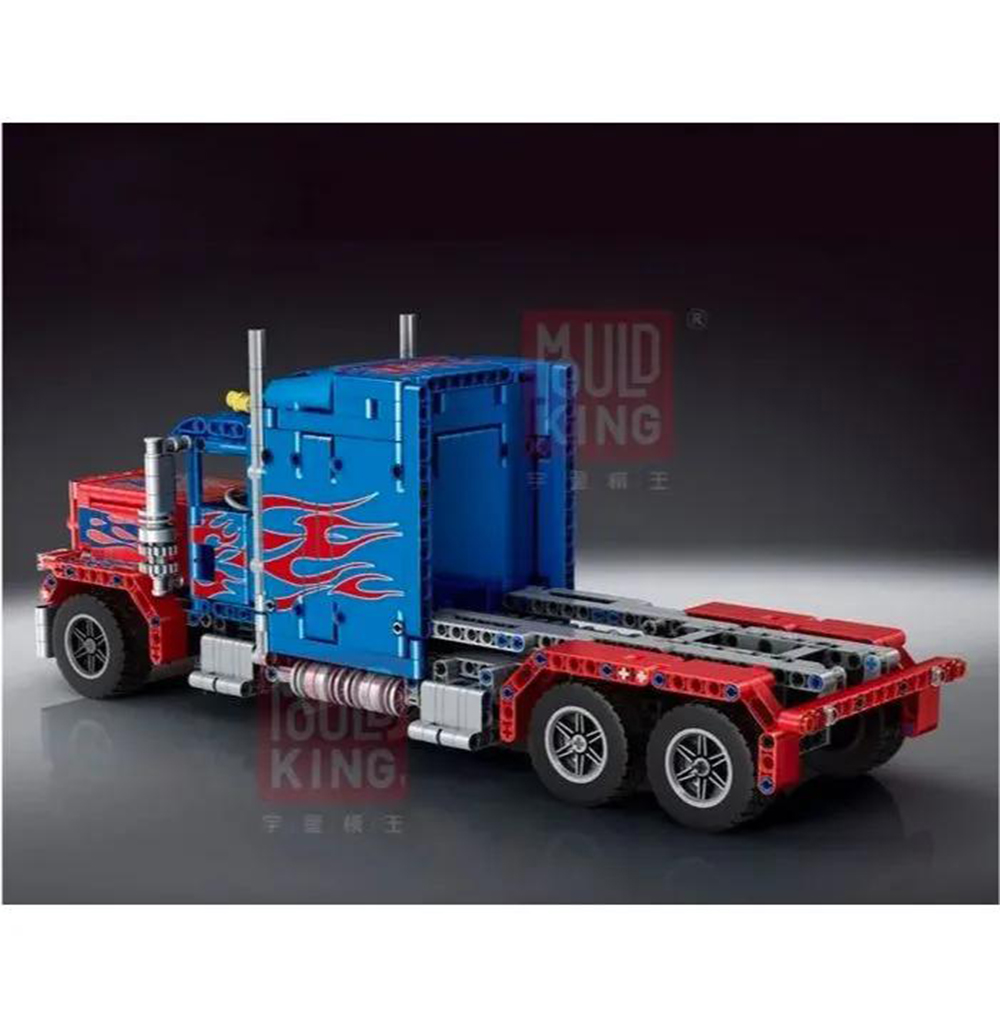 Конструктор Mould King Грузовик Peterbilt 389 Optimus Prime с ДУ и моторизацией 839 деталей - фото 6