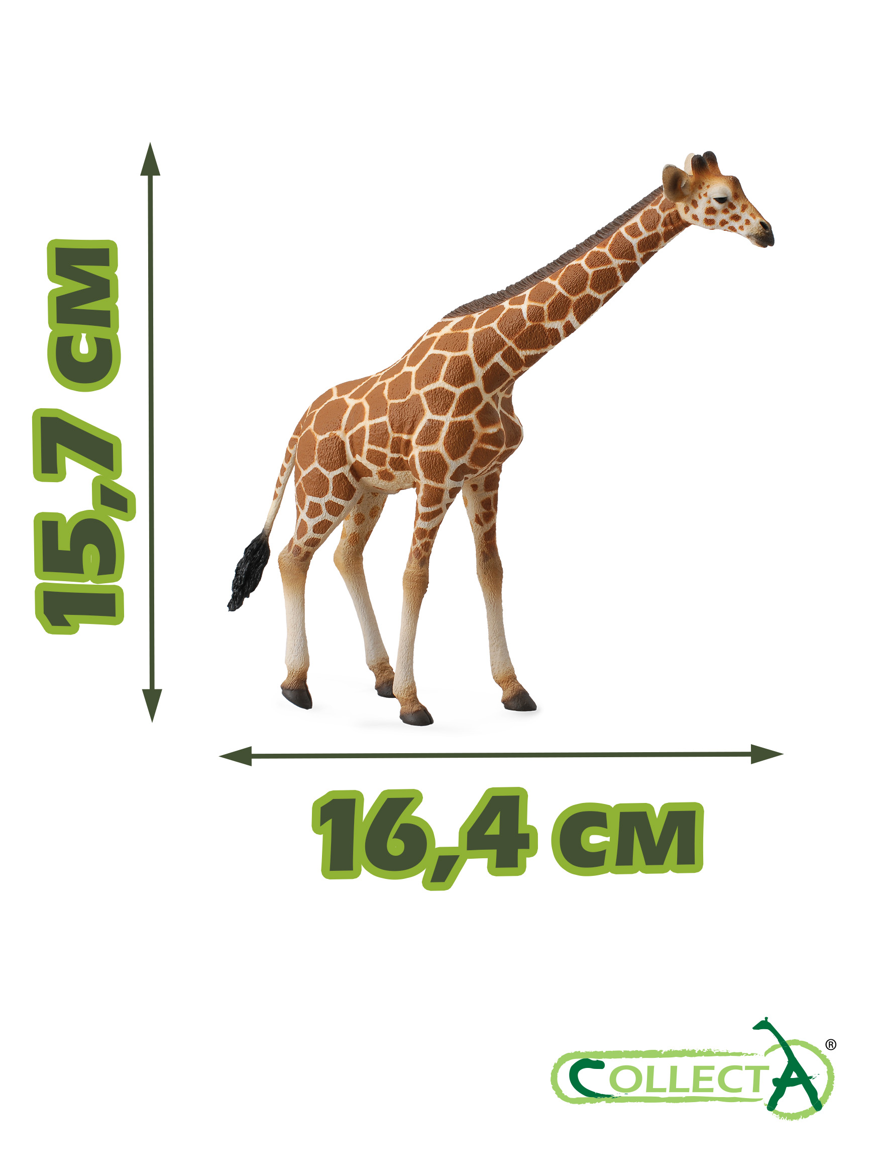 Фигурка животного Collecta Сетчатый жираф - фото 2