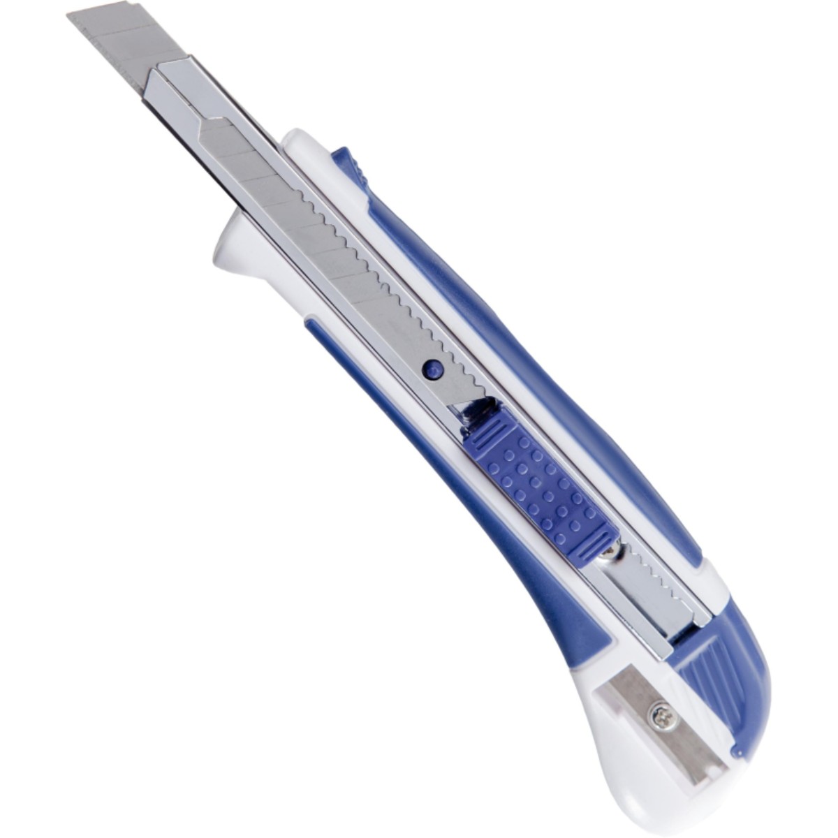 Канцелярский нож Attache 9мм Selection с антискользящими вставками и точилкой 3 шт - фото 1