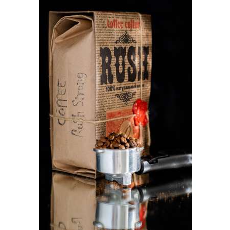 Кофе зерновой Coffee RUSH 1кг Strong Арабика 100 %