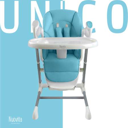 Стульчик для кормления Nuovita Unico Blue Голубой