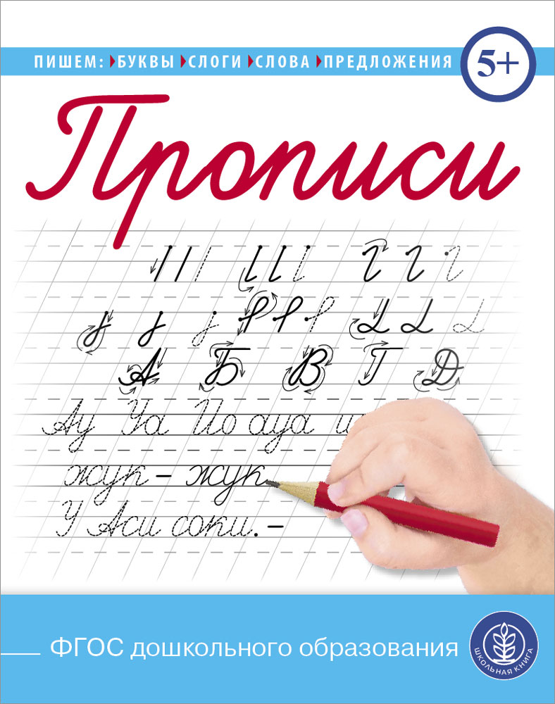 Комплект книг Школьная Книга Прописи. Пишем буквы слоги слова предложения 5  шт купить по цене 551 ₽ в интернет-магазине Детский мир