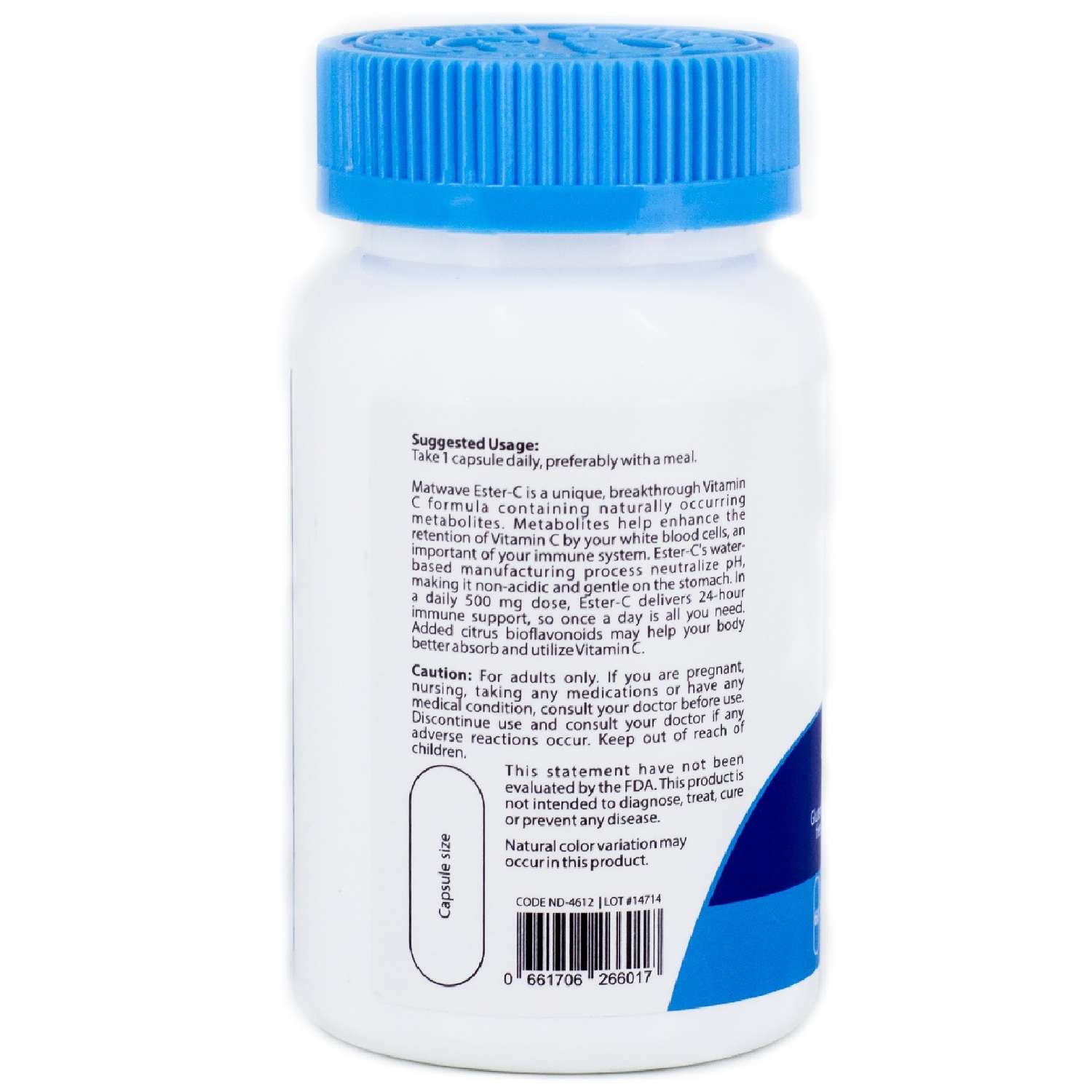 Витамин С Matwave Ester-C Эстер С 500 mg 60 капсул комплект 3 упаковки - фото 10