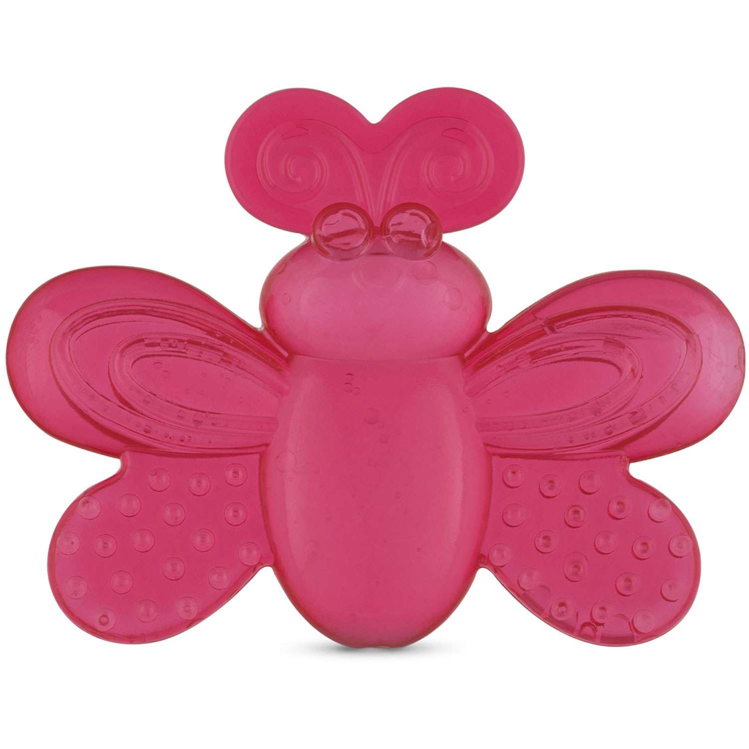 Прорезыватель BABOO Бабочка охлаждающий с 4месяцев Розовый 6-004 - фото 1