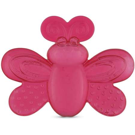 Прорезыватель BABOO Бабочка охлаждающий с 4месяцев Розовый 6-004
