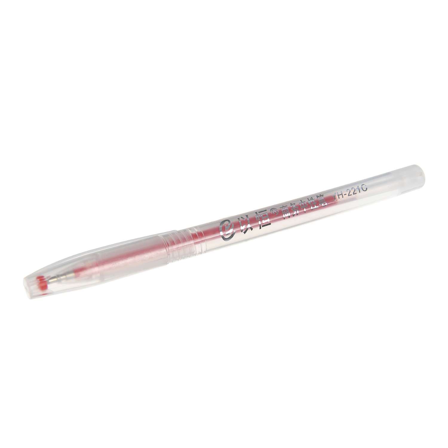 Ручка Sima-Land гелевая 0.5 мм красная тонированный корпус - фото 1