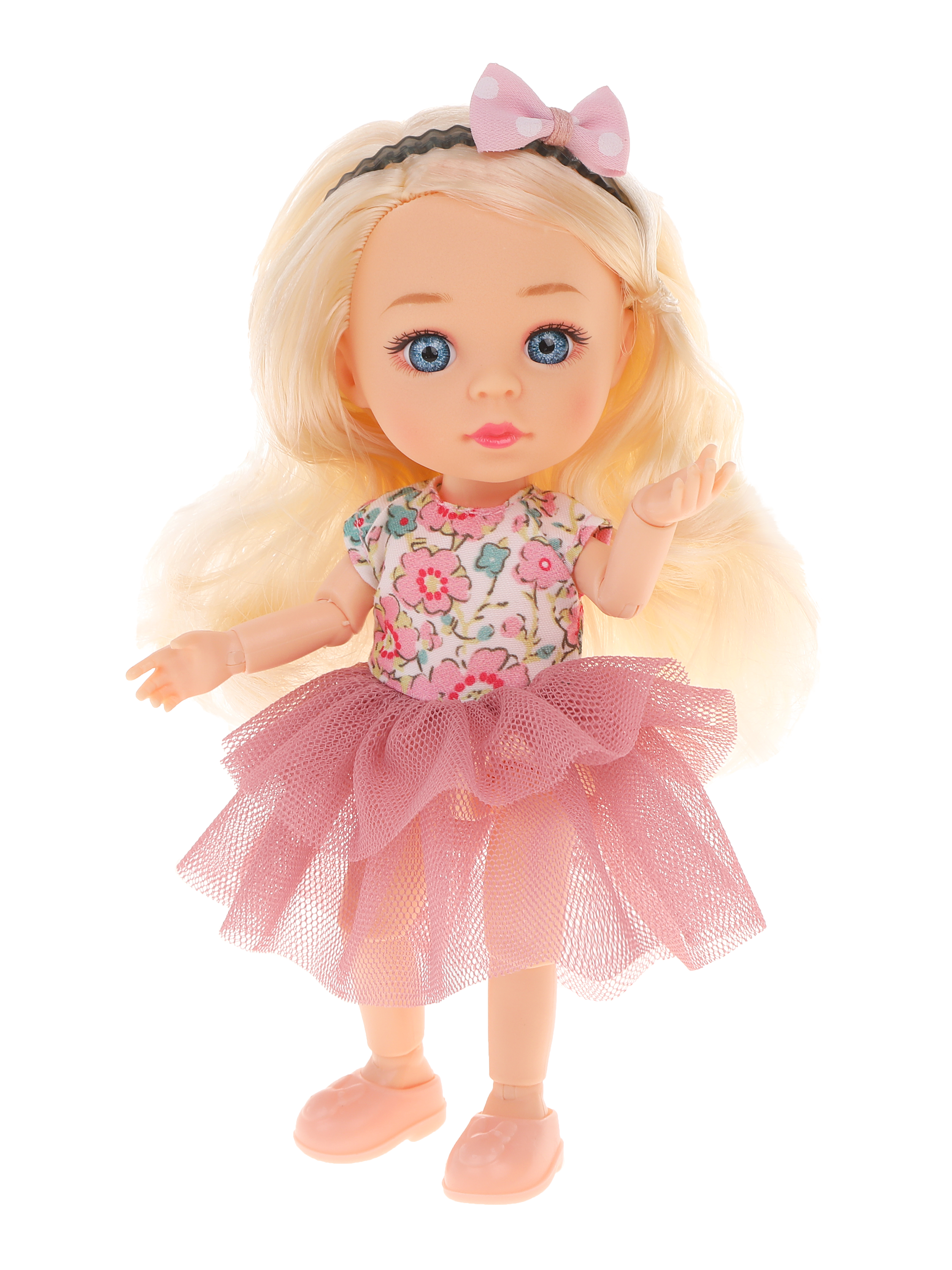 Кукла для девочек Наша Игрушка шарнирная 15 см 803604 - фото 9