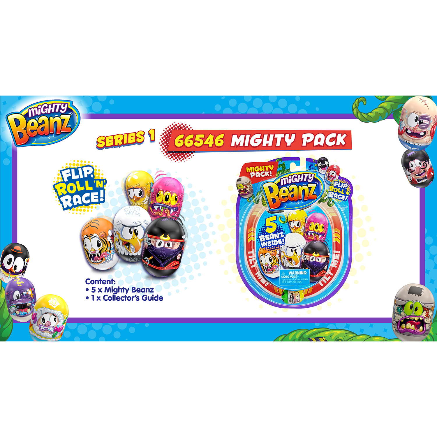 Фигурки Mighty Beanz Бобы 5шт в непрозрачной упаковке (Сюрприз) 66546 - фото 11