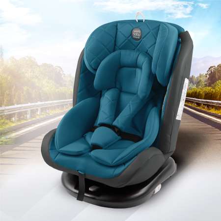 Автокресло детское Brilliant AmaroBaby ISOFIX класс D группа 0+/1/2/3 бирюзовый