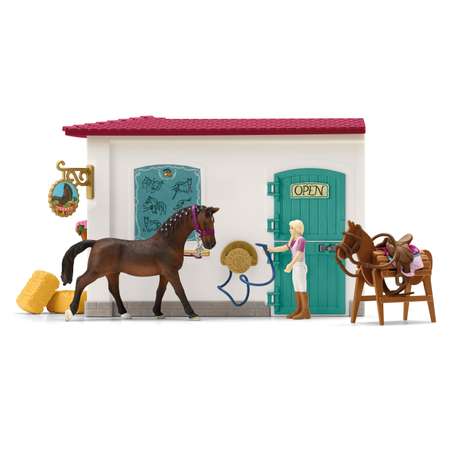 Игровой набор SCHLEICH для ухода за лошадьми во время турнира