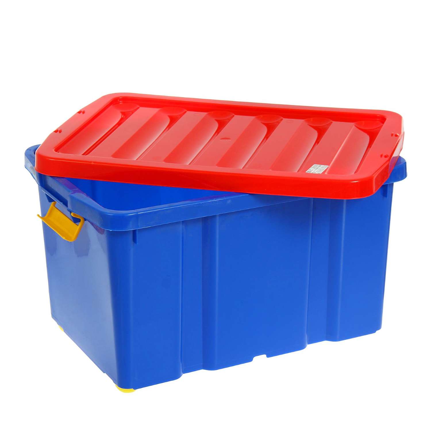 Контейнер Sima-Land для хранения игрушек на колесах 60 л Jumbo цвет синий - фото 2