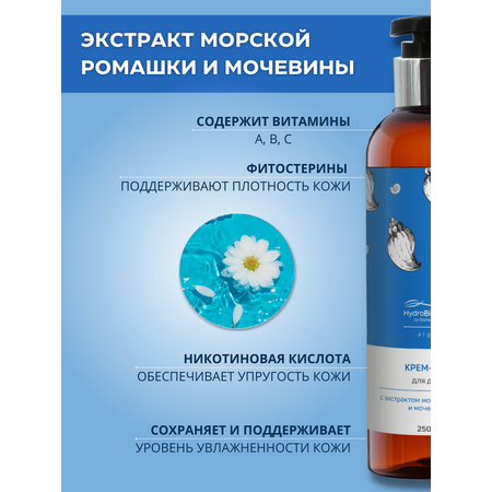 Увлажняющий крем-гель для душа HydroBionique by Doctor Ocean с экстрактом морской ромашки и мочевиной 250 мл