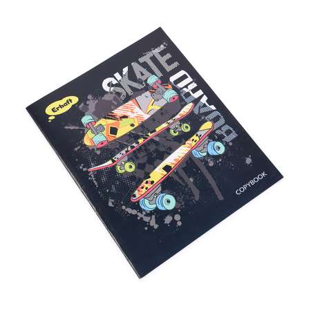 Тетрадь ученическая Erhaft Skate Косая линия 12листов Т12-ERH-004-B