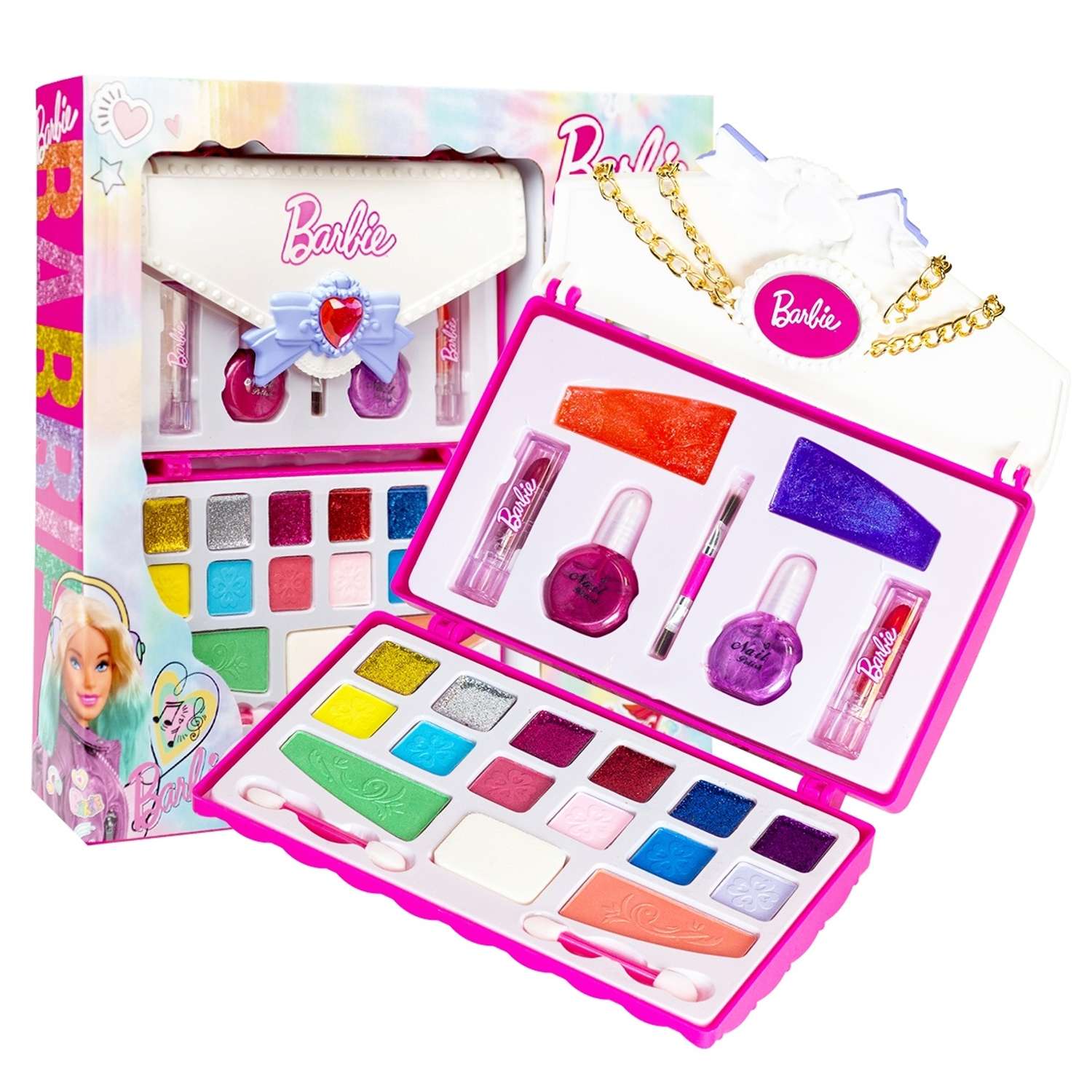 Набор детской косметики Barbie для девочек Сумочка Макси - фото 1